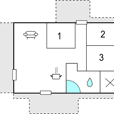 Three-bedroom Holiday In ليمفج